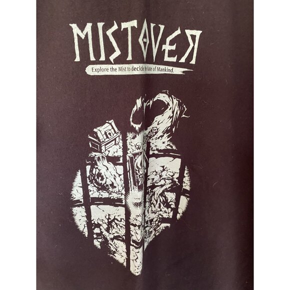 Mistover Black S/S T-Shirt Men's Size 2XL Stream Nintendo Switch Fate Of Mankind - Picture 9 of 14